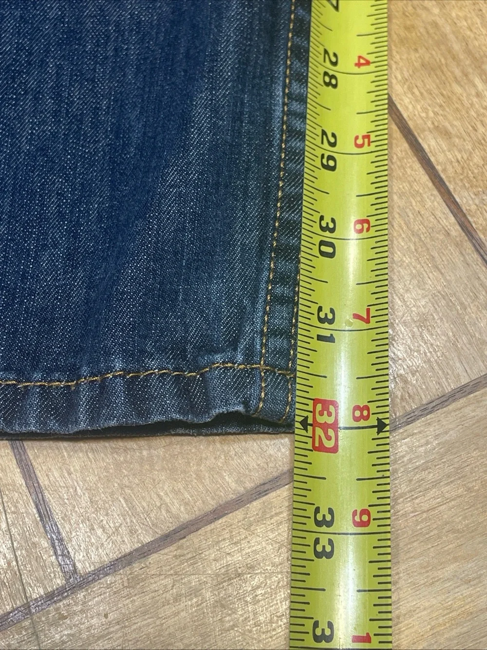 Levi's 569 Dark Blue Straight-Leg Loose Fit Jeans Size 36x32